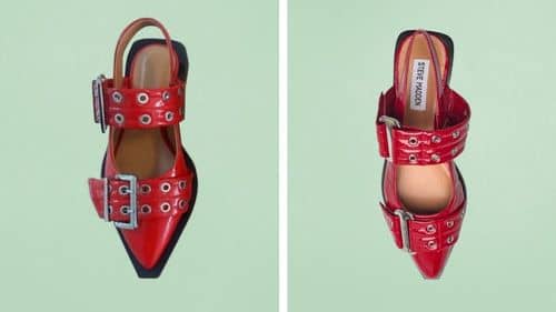 sko fra den ene og den anden producent