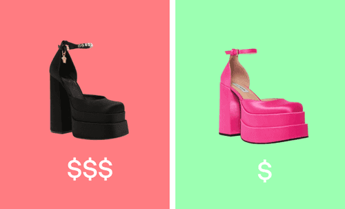 To sko ved siden af hinanden