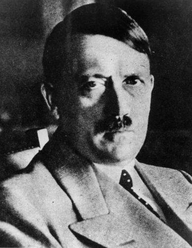 Portrætfoto af Adolf Hitler