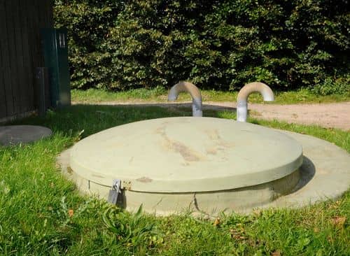 Arkivfoto af dæksel til vandboring