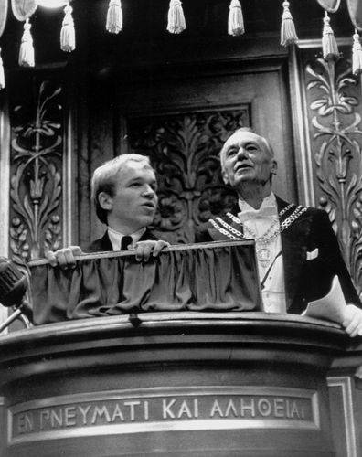 Finn Ejnar Madsen og Mogens Fog på Københavns Universitet i 1968