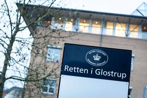 Udendørsbillede af retten i Glostrup
