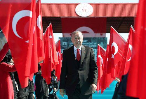 Den tyrkiske præsident Tayyip Erdogan