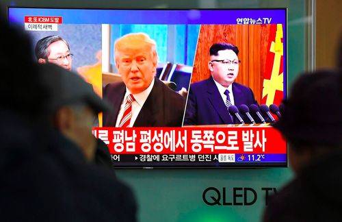 Trump og kim jong-un