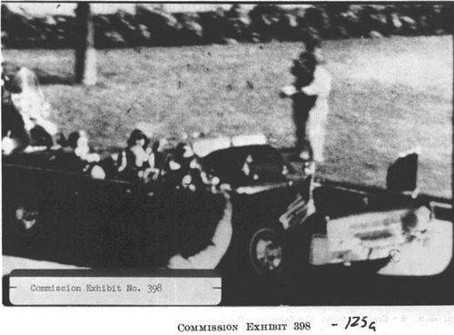 En enkelt frame (fotot) fra Zapruder-filmen, som viser mordet på John F. Kennedy