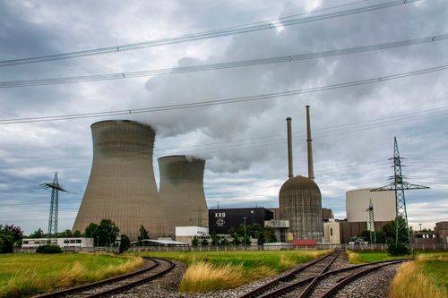 Atomkraftværket Grundremmingen i Bayern i Tyskland.