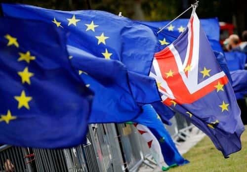Anti Brexit demonstration nær parlamentet i London
