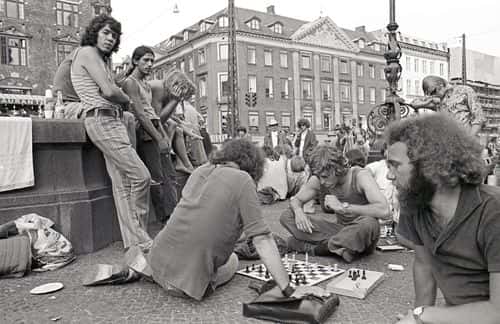 folk på gammel torv