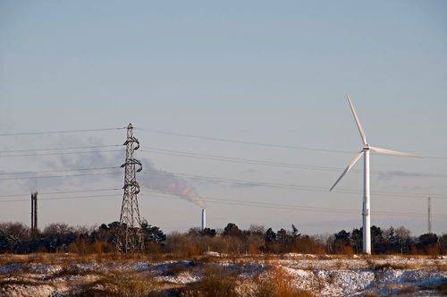 Forskellige energiformer - el - vind - kulkraft.