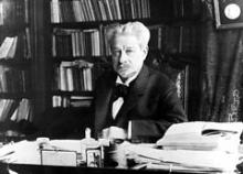 Forfatteren, litteraturforsker og kritiker Georg Brandes (1842-1927) der om nogen var eksponent for perioden.
