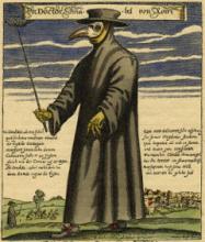 Pestlæge Dr. Schnabel af Rom 1556.