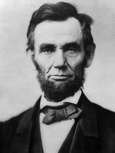 Republikaneren Abraham Lincoln, som var kendt for sin modstand mod slaveri, blev valgt til præsident i 1860.
