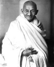 Mahatma Gandhi blev født i 1869.
