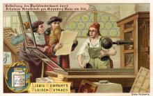 Den tyske guldsmed Johan Gutenberg udvikler op gennem 1400-tallet en metode som gør det muligt at masseproducere bøger.