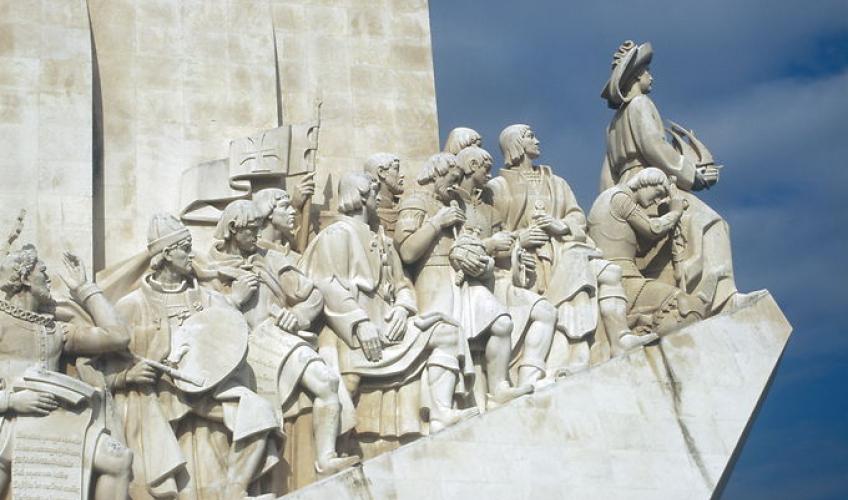 Monument for de opdagelsesrejsende ved floden Tejo i Lissabon 