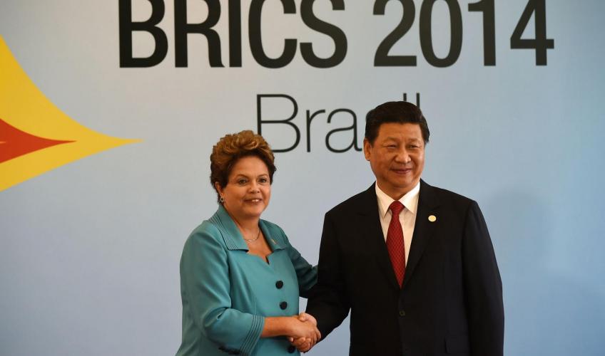 To repræsentanter fra BRIKS-landene. Brasilien og Kina.